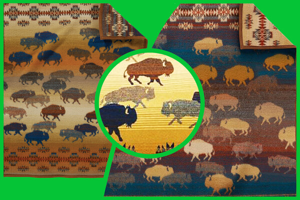 Northern Quest Resort & Casino - Look at this amazing, vibrant colored Pendleton Blanket - sold at our January 2024 Auction - Prairie Rush Hour.